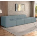 Ver imagem 2 de Sofá Modulado 4 Lugares 308cm Espuma D33 Multimóveis Cr45357 Azul