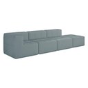 Ver imagem 1 de Sofá Modulado 4 Lugares 308cm Espuma D33 Multimóveis Cr45357 Azul