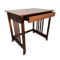 Escrivaninha Mesa Escritório 1 Gaveta 80cm Madeira Maciça Emily - 1 Escrivaninha Mesa Escritório 1 Gaveta 80cm Madeira Maciça Emily - 1