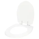 Ver imagem 2 de Tampa de Vaso Sanitário com Amortecedor Victória Branco para bacia Roca