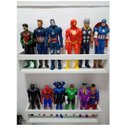 Ver imagem 4 de Kit de Prateleiras Infantis Para Livro Bonecos Pelúcia Nicho Bebê Brinquedos Carrinho 4pçs Mdf 55cm