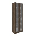 Ver imagem 6 de Kit 3 Peças com Escrivaninha em L, Gaveteiro e Armário Multiuso com Vidro