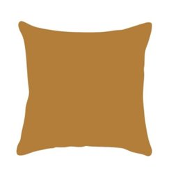Capa de Almofada Lisa Suede Mostarda 43x43cm - 1