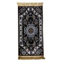 Ver imagem 1 de Tapete Persa Royal Marrom 50x100cm Fio Acetinado - Ideal para Quarto e Sala