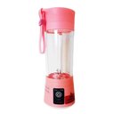 Ver imagem 1 de Mini Liquidificador Mixer Juice Usb Garrafa Portatil Rosa