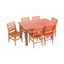 Ver imagem 1 de Conjunto Mesa e Cadeiras Rústicas Made Wood 6 Lugares