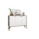 Ver imagem 2 de Balcão Aparador Buffet 3 Portas Castani com Branco Casa Mobilia