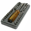 Ver imagem 2 de Jogo de Chave Bits com 28 Peças Phillips Fenda Torx