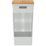 Cesto Roupas Closet Grid Tampa Bambu 49 Litros Cg 455 Branco - 4