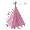 Ver imagem 4 de Barraca Infantil Tenda de Índio /cabana Festa do Pijama Rosa