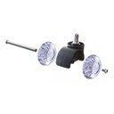 Ver imagem 3 de Kit 5 Rodinhas Cadeira Anti-risco Silicone Gel Desmontável