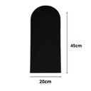 Ver imagem 2 de Cabeceira Solteiro Design Nuvem 45cm 5 Placas em Suede Macio:preto
