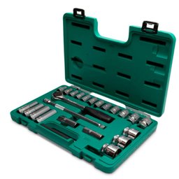 Jogo de Soquete Sextavado 1/2" 23 Peças Sata ST09526 ST09526 - 5