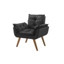 Ver imagem 2 de Poltrona em Veludo Base Palito Quadrada Opalla Prime