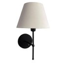 Ver imagem 5 de Kit 2 Arandelas de Parede Clássica com Interruptor e Cúpula Preto Ref 19 Decoração Casa Sala Quarto