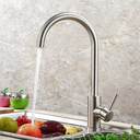 Ver imagem 2 de Torneira de Cozinha Gourmet Monocomando Misturador Arco Escovada - Içá