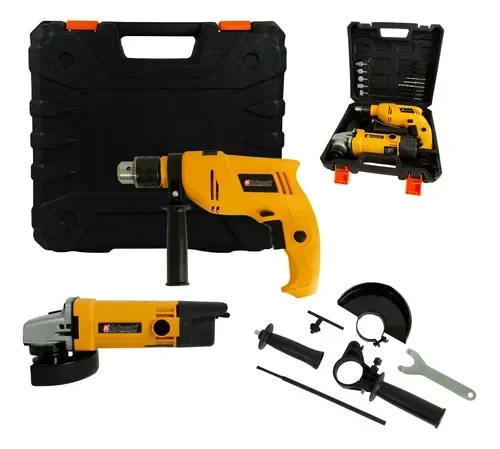 Ver imagem 5 de Furadeira Impacto Similar Dewalt 800w + Esmerilhadeira 1000w