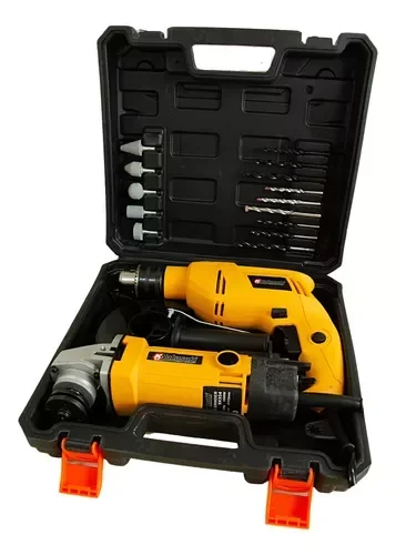 Ver imagem 7 de Furadeira Impacto Similar Dewalt 800w + Esmerilhadeira 1000w