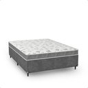 Ver imagem 6 de Cama Box Viúva Conjugado Ortopédico 128x188cm Cores Suede Cinza