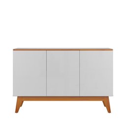 Aparador Buffet Ares 3 Portas Lux - Branco - 2