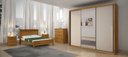 Ver imagem 2 de Guarda Roupa Paradizzo 3 Portas com Espelho 6 Gavetas Nh Rei de Casa Cumaru/Fendi