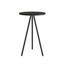 Ver imagem 2 de Mesa Lateral de Apoio com Pés Metálicos 35x35cm 27943 Artesano - Preto