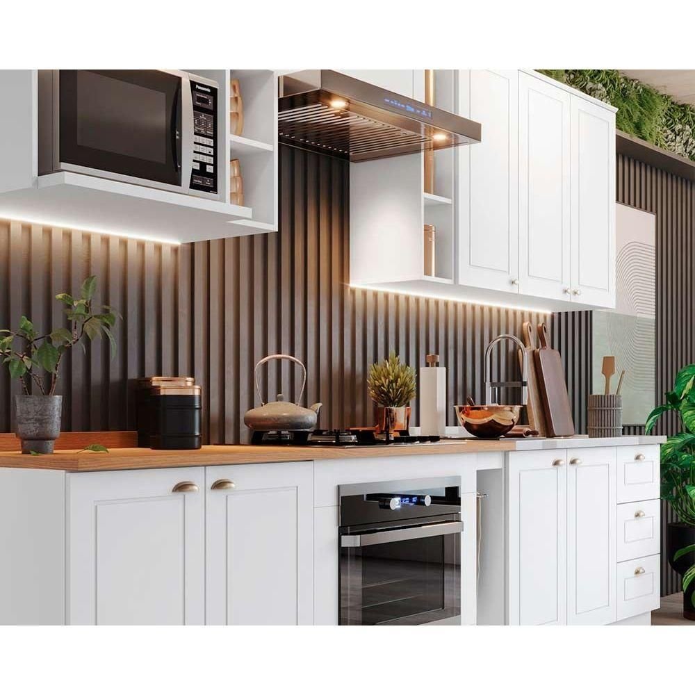 Cozinha Completa Americana 12 Peças (5 Aéreos + 4 Balcões + 3