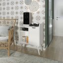 Ver imagem 1 de Aparador Balcão Mesa para Café/Bar Multifuncional Branco