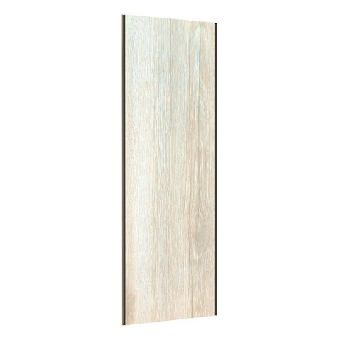 Porta de Correr Closet 80cm Inox sem Kit Ferragem Crema