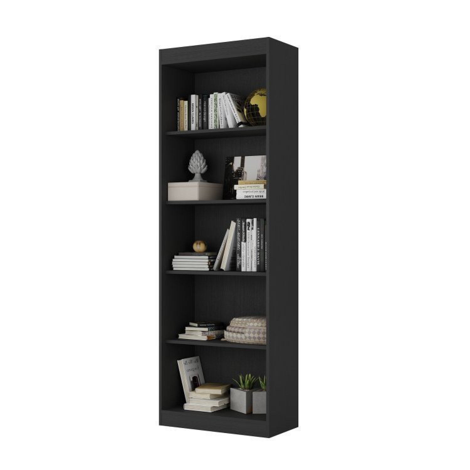 Conjunto Home Office 3 Peças 1 Escrivaninha 123cm e 2 Estantes Espresso Móveis - 7