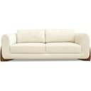 Ver imagem 7 de Sofa Jolie 3 Lugares 230cm Pes Boomerang Linho 215 Perola Ezz