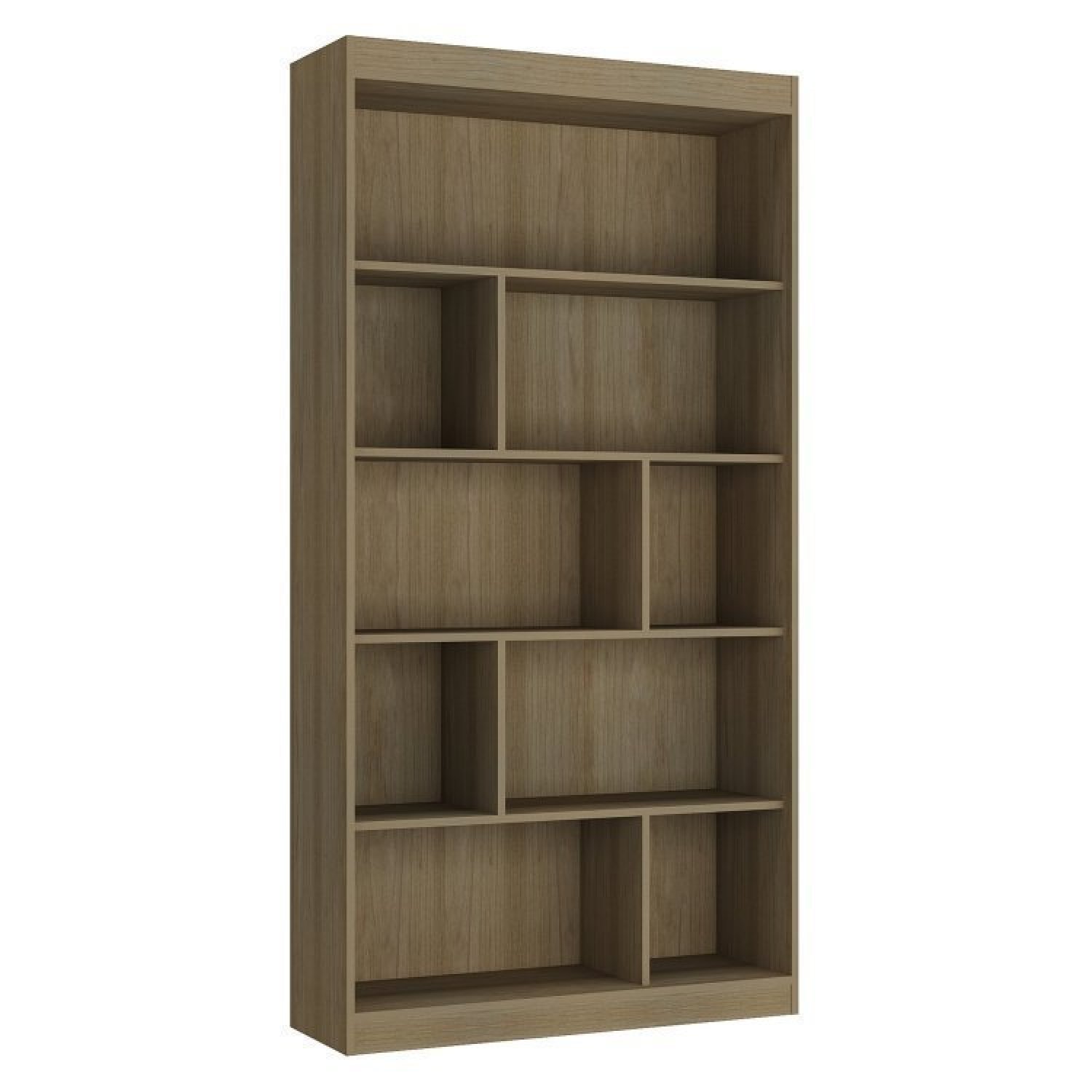 Kit 3 Peças Escrivaninha 150cm com Gaveteiro e Estante Espresso Móveis - 4