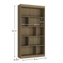 Ver imagem 5 de Kit 3 Peças Escrivaninha 150cm com Gaveteiro e Estante Espresso Móveis