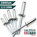 Ver imagem 3 de 2000 PEÇAS - REBITE POP REPUXO 3,2 X 10 ALUMINIO POLIDO