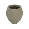 Vaso Oval 50x41cm Polietileno sem Prato Fibrarte Lux Telhas - 1