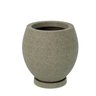 Vaso Oval 42x39cm Polietileno sem Prato Fibrarte Lux Telhas - 3