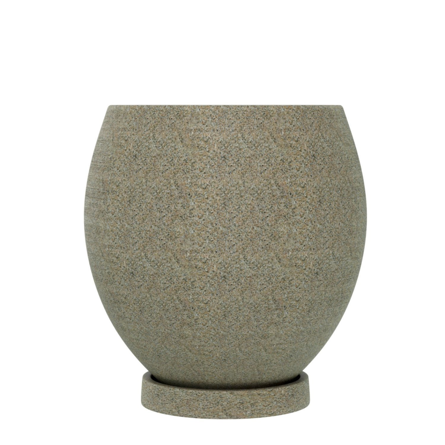 Vaso Oval 42x39cm Polietileno sem Prato Fibrarte Lux Telhas - 4