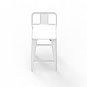 Ver imagem 4 de Banqueta Alta Bistrô com Encosto Iron Estrutura Aço Branco