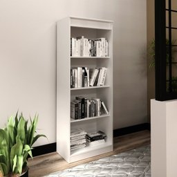 Kit 3 Peças Mesa para Escritório 127cm, Armário Multiuso e Estante Espresso Móveis - 5