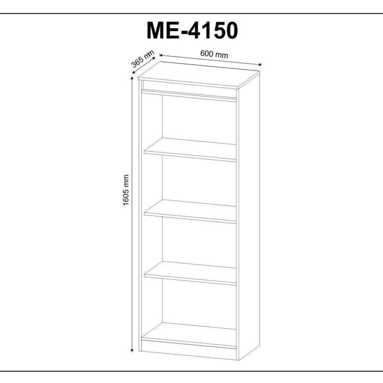 Conjunto Home Office 3 Peças 1 Mesa 127cm 1 Balcão 1 Estante Espresso Móveis - 10