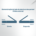 Ver imagem 5 de Porta Clean Eucalipto 210x60