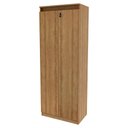 Ver imagem 1 de Armario Multiuso 2 Portas com Chave 160x60 Cm Am3110 Amendoa Tecno Mobili