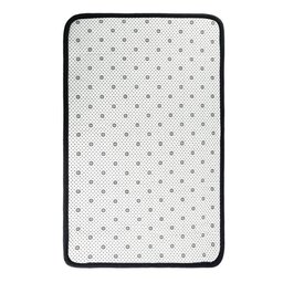 Kit 2 Tapete Soft Banheiro Antiderrapante 40x60cm Preto - 4