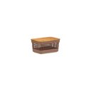 Ver imagem 1 de Cesto Organizador ou 2,5L com Tampa de Bambu Linha Grid