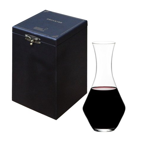 Decanter de Cristal Riedel Merlot 970ml com Caixa Madeira