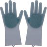 Par De Luvas Silicone Para Limpeza Cinza 32Cm Bono Home - 1