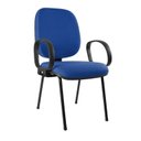 Ver imagem 6 de Cadeira Escritório Auditório Hotel Fixa Estofada com Braço Corsa