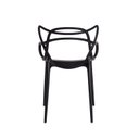 Ver imagem 4 de Kit 6 Cadeiras Allegra Preta Design Moderno Área Gourmet Externa Fácil de Limpar