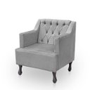 Ver imagem 5 de Kit 2 Poltronas para Sala de Estar Clássica Confortável e Reforçada Suede Elizabeth