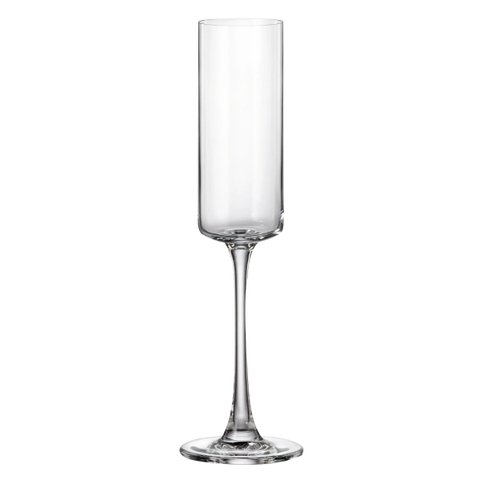 Jogo de 6 Taças para Champanhe Kubbito em Cristal 160ml - Bohemia